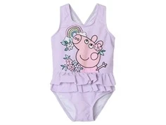 Name It badedragt orchid bloom med Gurli Gris- flot lilla badedragt til piger